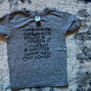 Chicken Wing 6y tshirt for kids.